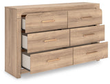 Kinlanni Upholstered Platform Bed and Dresser