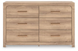 Kinlanni Upholstered Platform Bed and Dresser