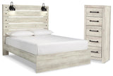 Averly Panel Bed and Chest