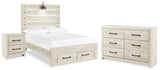 Averly Panel Bed, Dresser and Nightstand