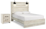 Averly Panel Bed and 2 Nightstands