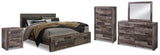 Kensley Panel Storage Bed, Dresser, Mirror, Chest and Nightstand