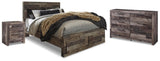 Kensley Panel Storage Bed, Dresser and Nightstand