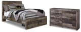 Kensley Panel Storage Bed and Dresser