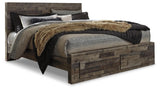 Kensley Panel Storage Bed, Dresser and Mirror