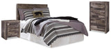 Kensley Panel Headboard, Chest and Nightstand