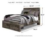 Kensley Panel Storage Bed with Nightstand
