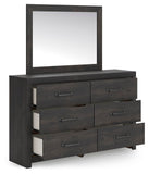 Hollivern Panel Storage Bed, Dresser, Mirror, Chest and 2 Nightstands