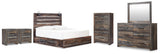 Drystan Panel Bed with Storage, Dresser, Mirror, Chest and 2 Nightstands
