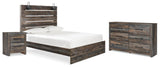 Drystan Panel Bed with Dresser and Nightstand