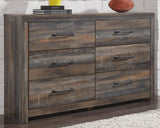 Drystan Bookcase Bed with 2 Storage Drawers and Dresser