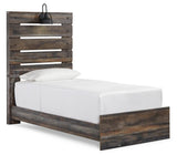 Drystan Panel Bed with Nightstand