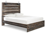 Drystan Panel Bed with Mirrored Dresser and Chest