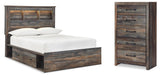 Drystan Bookcase Storage Bed and Chest