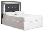 Lodanna Upholstered Panel Headboard with Mirrored Dresser