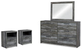 Seagrant Dresser, Mirror and 2 Nightstands
