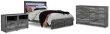 Seagrant Panel Storage Bed, Dresser and 2 Nightstands