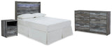 Seagrant Panel Headboard, Dresser and Nightstand