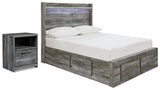 Seagrant Panel Storage Bed and Nightstand