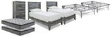 Baystorm 2 Panel Beds, 2 Mattresses, 2 Foundations, and Chest