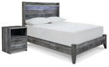 Seagrant Panel Bed and Nightstand