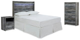 Seagrant Panel Headboard, Chest and Nightstand