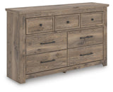 Rusticott Poster Bed with Dresser and Chest