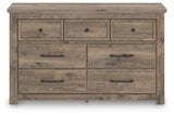 Rusticott Poster Bed with Dresser and Chest