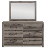 Graystorm Panel Storage Bed, Dresser, Mirror, Chest and 2 Nightstands