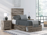 Graystorm Panel Storage Bed