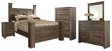 Everton Poster Bed, Dresser, Mirror, Chest and Nightstand