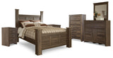 Everton Poster Bed, Dresser, Mirror, Chest and 2 Nightstands