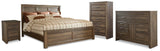 Everton Panel Bed, Dresser, Chest and Nightstand