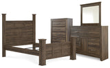 Everton Poster Bed, Dresser and Mirror