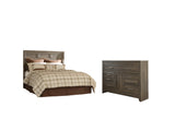 Everton Panel Headboard with Dresser