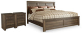 Everton Panel Bed and 2 Nightstands