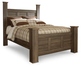 Juararo Queen Poster Bed, and 2 Nightstands