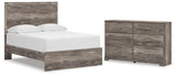 Ralinksi Panel Bed with Dresser