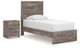 Whitlock Panel Bed and Nightstand