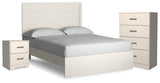 Wexley Panel Bed, Chest and Nightstand