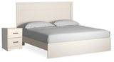 Wexley Panel Bed and Nightstand