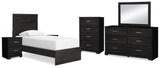 Rosendale Panel Bed, Dresser, Mirror, Chest and 2 Nightstands