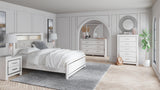 Altyra Bookcase Headboard, Dresser and Mirror