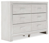 Altyra Upholstered Panel Bed, Dresser and Nightstand