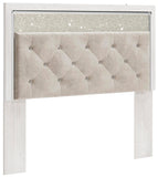 Altyra Panel Headboard with Mirrored Dresser and 2 Nightstands