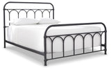 Nashburg Metal Bed with Chime 10" Hybrid Mattress in a Box
