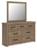 Oliandon Panel Bed, Dresser and Mirror