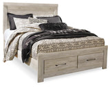 Bellaby Platform Bed with 2 Storage Drawers with Mirrored Dresser, Chest and Nightstand
