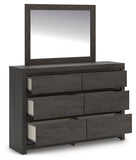 Fraluna Panel Bed, Dresser, Mirror, Chest and Nightstand