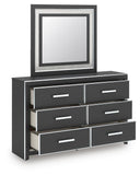 Zuraleus Upholstered Bed, Dresser, Mirror and 2 Nightstands